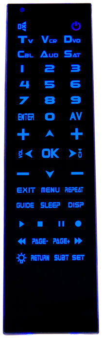 SRT-47 Remote Control back lighting on